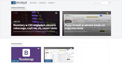 Desktop Screenshot of itporady.pl